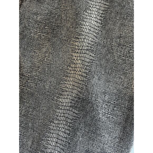 NYDJ Marilyn Straight Jeans Glamorous muted metallic Snake Print Coated Denim 12 - Picture 7 of 11